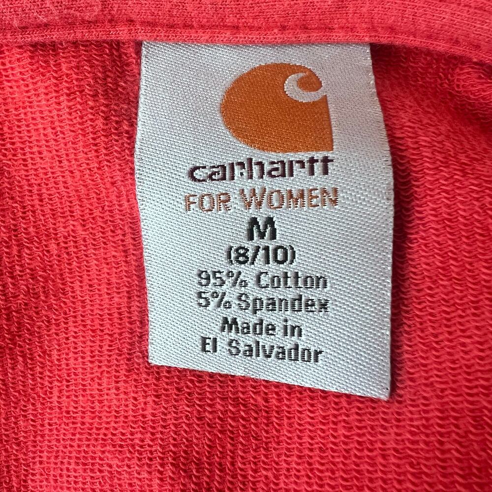 Women's Red Zip-Up Hoodie - Picture 7 of 12